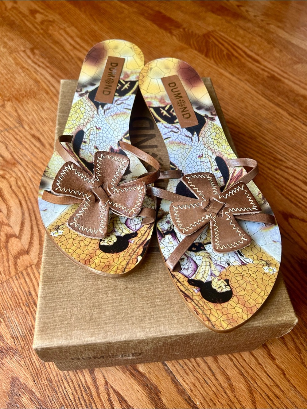 Brazilian Dumond Brown Leather Sandals